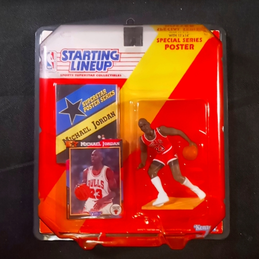 Starting Lineup - 1992 - Michael Jordan - Base Series w/Special Series Poster